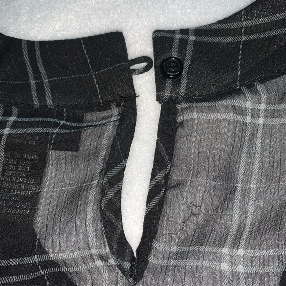 Lane Bryant Sleeveless Peplum Blouse Plaid Size 16. - Picture 7 of 7